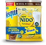 Nesquik® Polvo chocolate 400g + nido® Fortigrow 120g