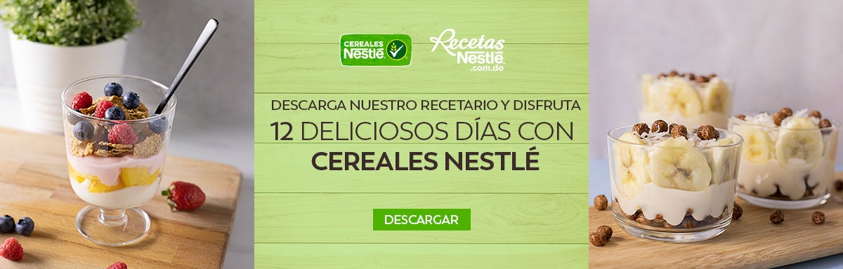 Descarga el recetario de Cereales Nestlé