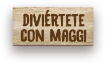 Botón Diviertete con maggi