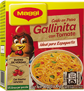 Caldo en polvo gallinita con tomate