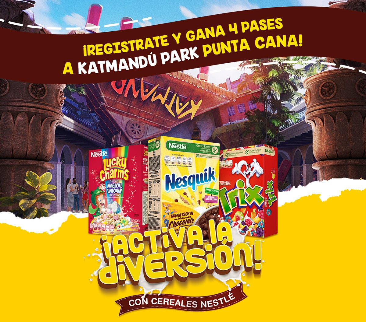 Activa la Diversión con Cereales Nestlé®