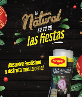 Recipe Recetario Lo Natural se ve en las Fiestas con Naturisimo Card Image