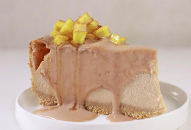 Cheesecake de Habichuelas con Dulce