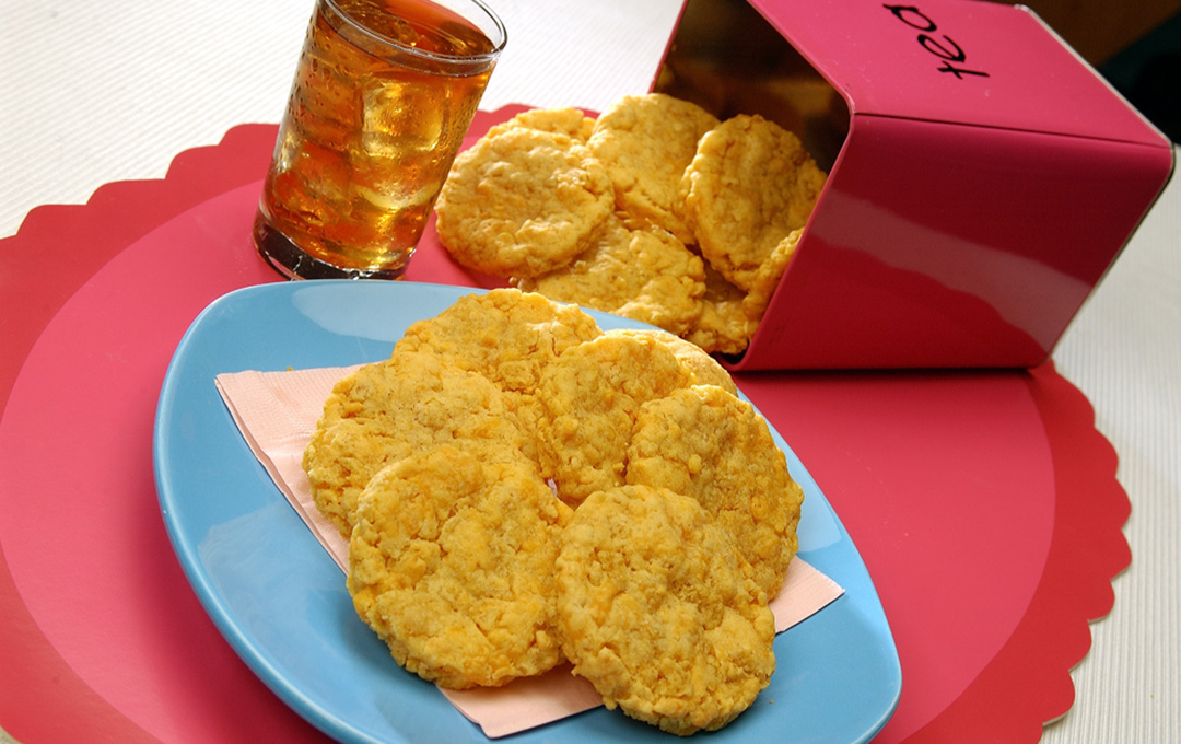 Galletas de Corn Flakes Nestlé© con Queso