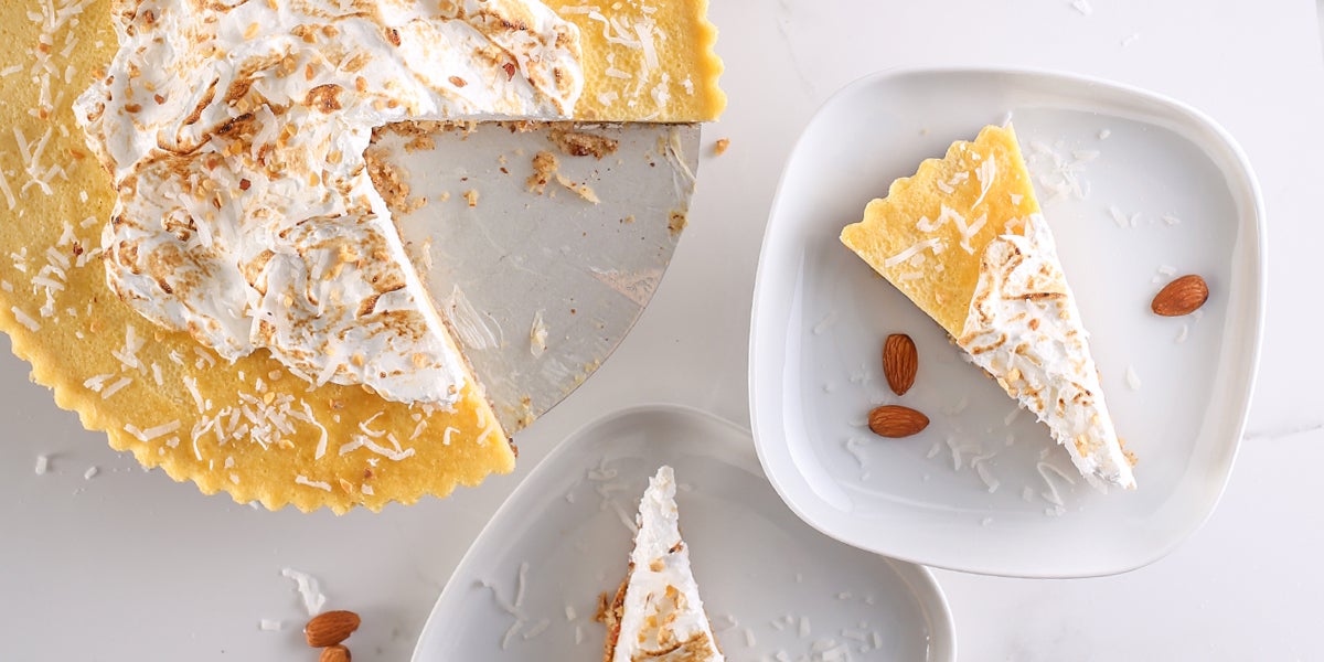 Pastel de almendra y coco