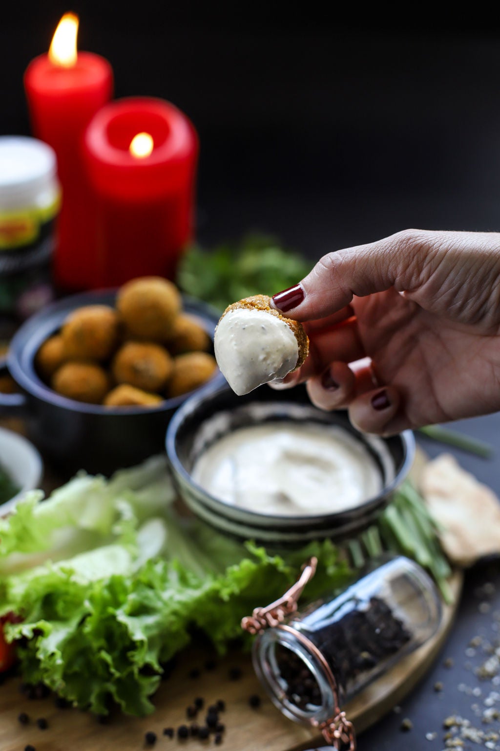FALAFEL DE AUYAMA Y GARBANZO