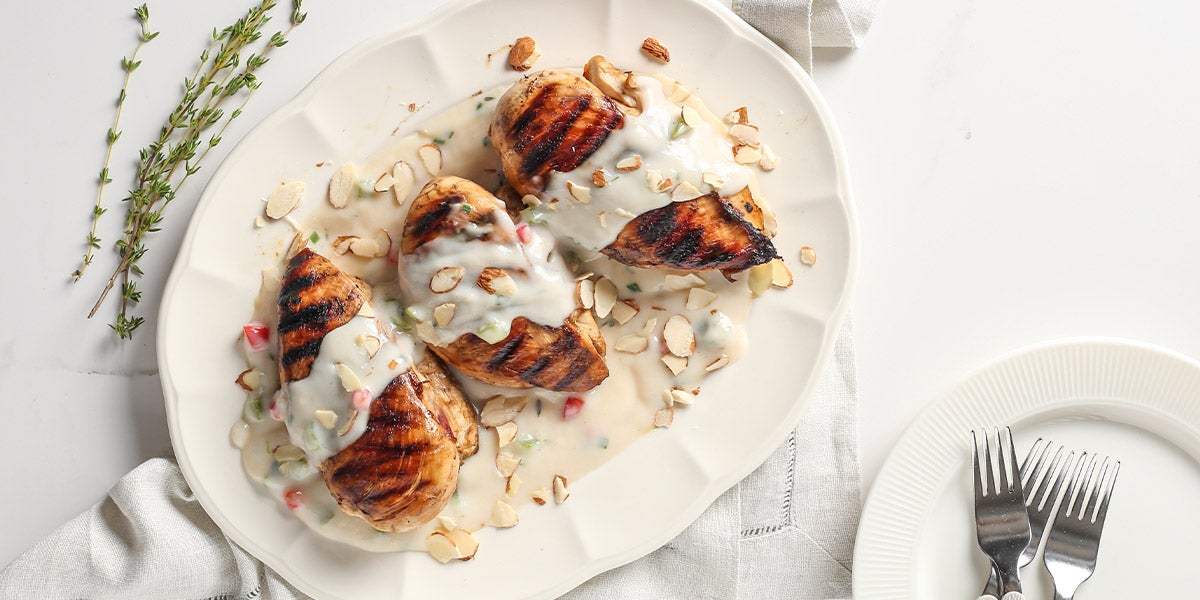 pechugas de pollo a la crema con nature´s heart® almendra