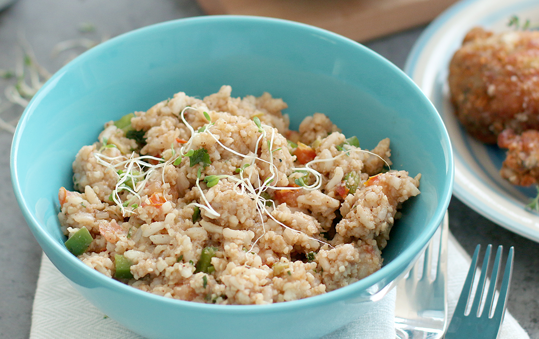 Arroz con Trigo y Vegetales