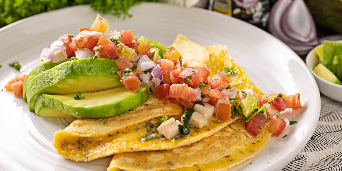 Omelette de Jamón y Espinaca