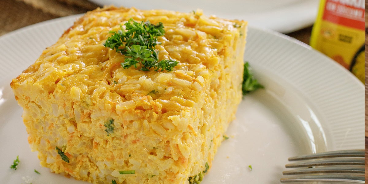 Pastelón de Zanahoria y Arroz