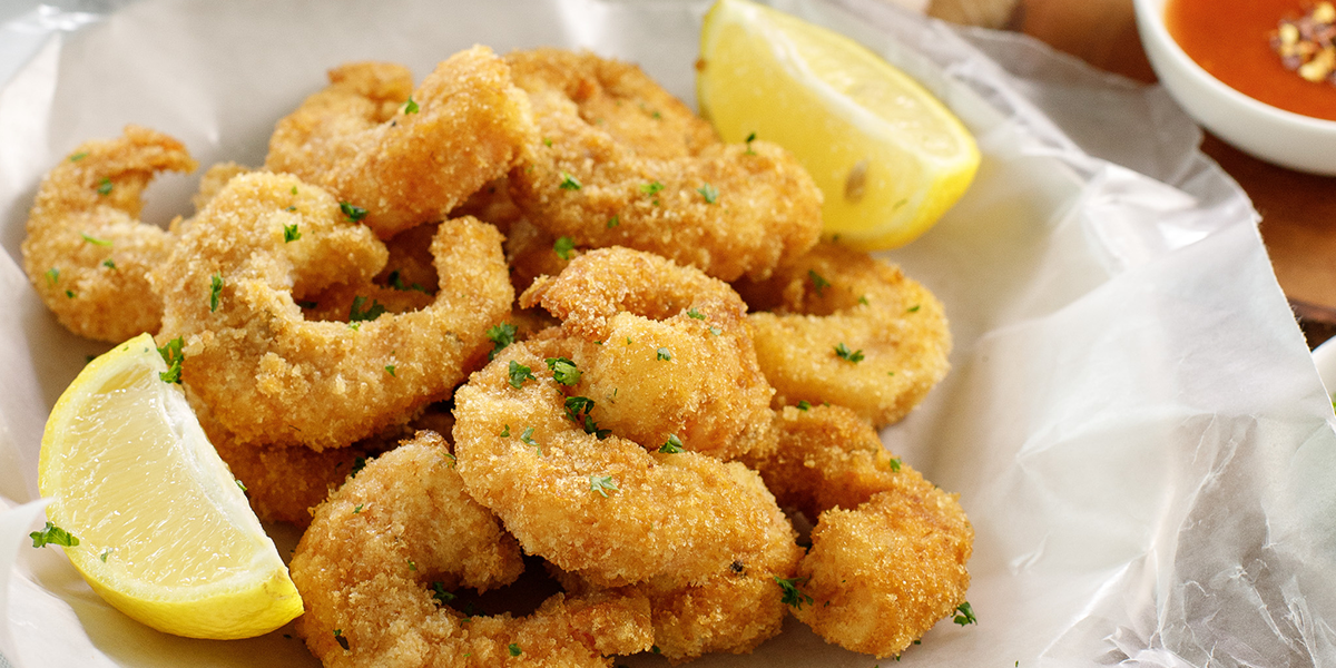 Camarones Empanizados