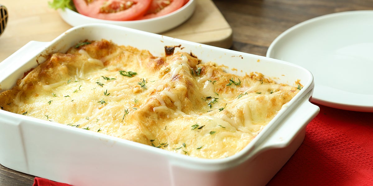Lasaña de Pollo y Queso