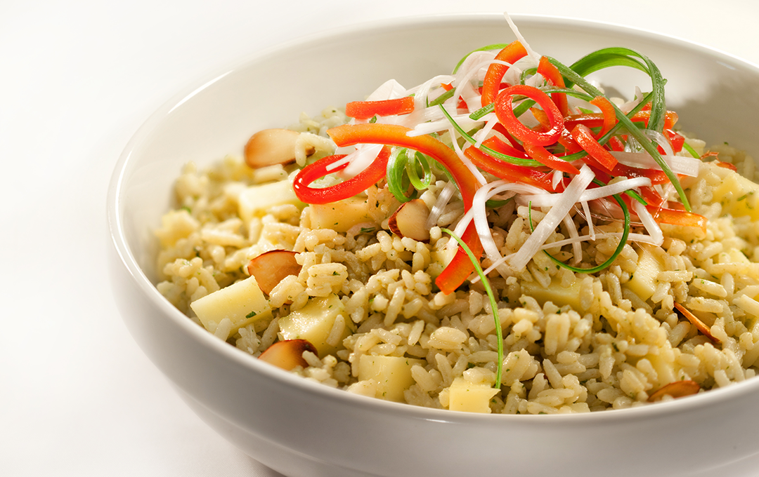 Arroz al Pesto