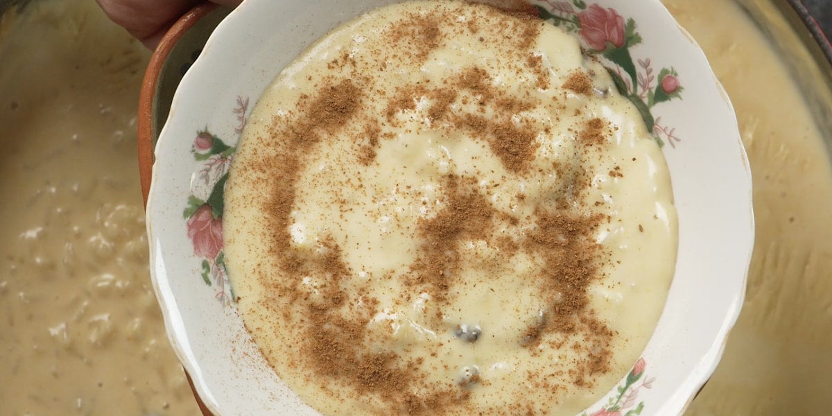 Arroz con leche y majarete