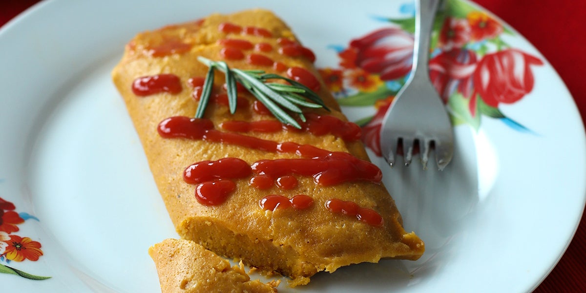 Pasteles en Hoja de Relleno de Pollo