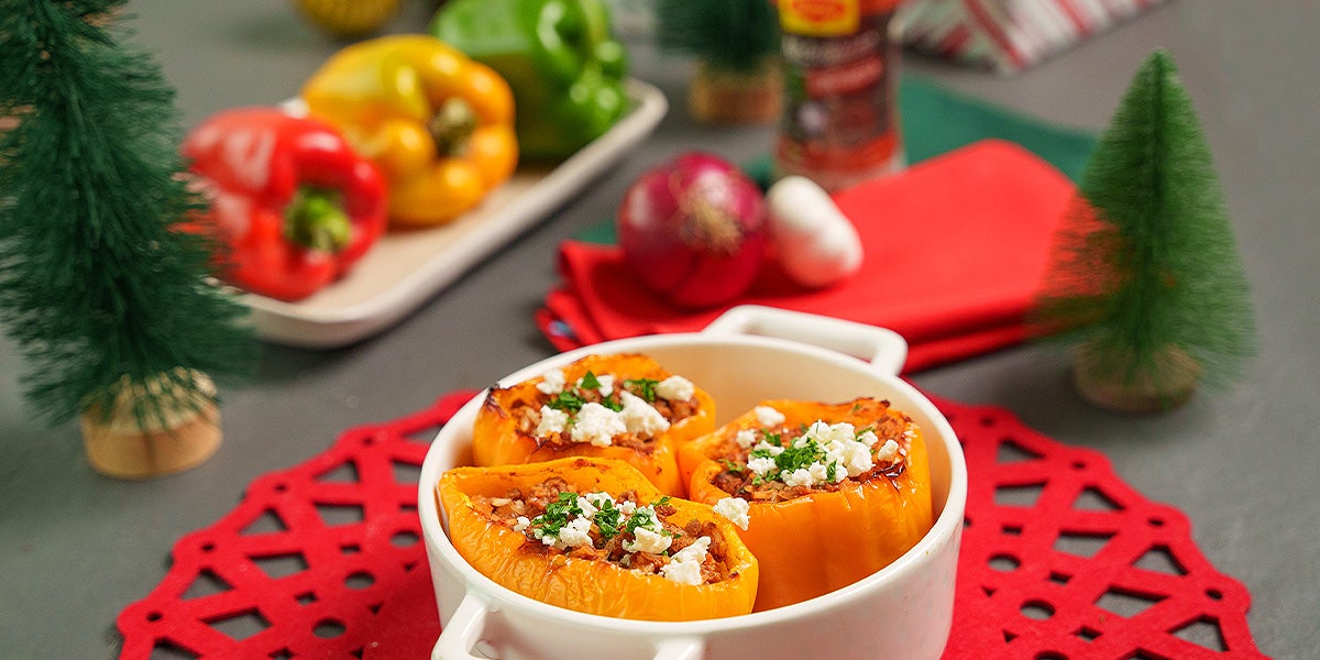 Ají morron relleno