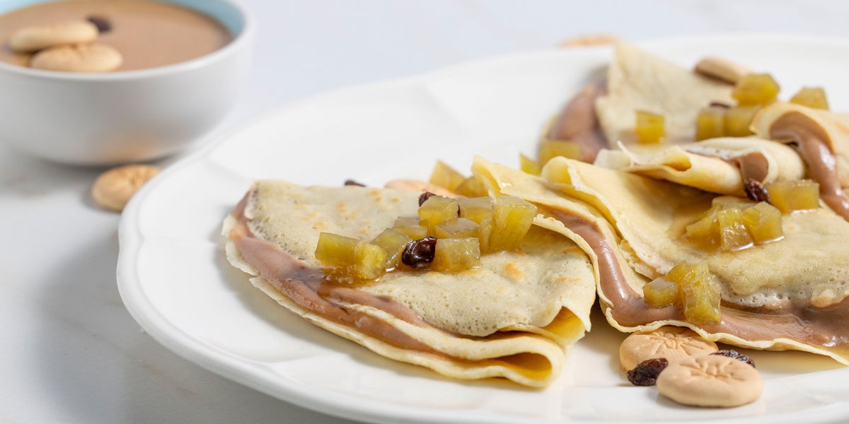 CREPES DE HABICHUELAS CON DULCE