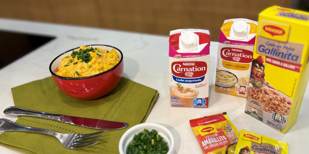 Arroz Cremoso de Maíz y Tocineta Arroz Cremoso de Maíz y Tocineta