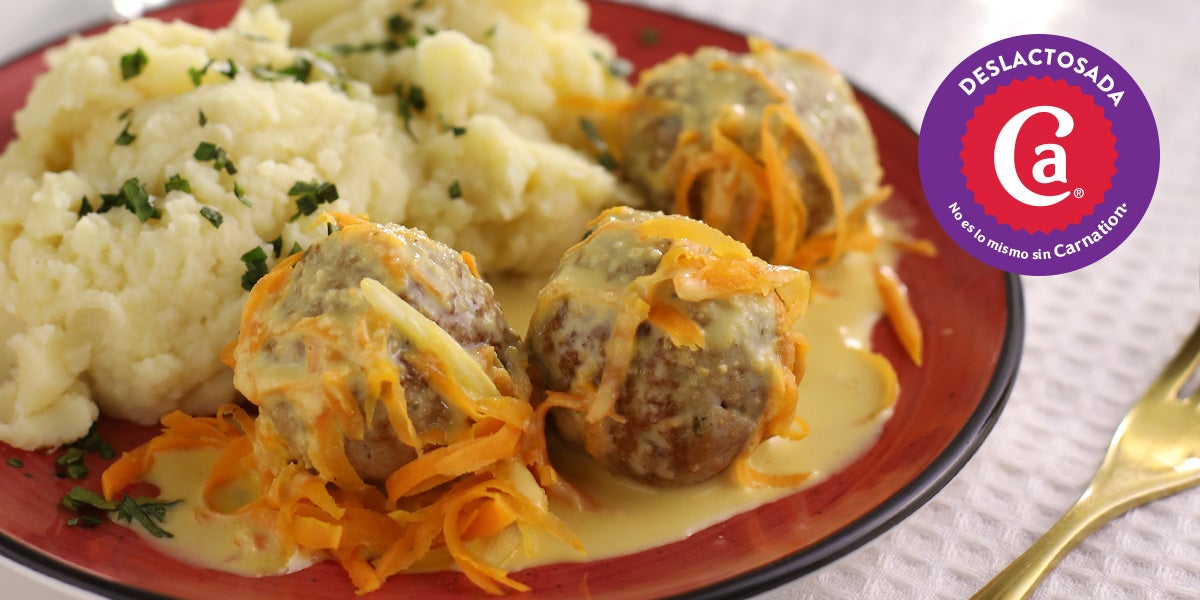 Albóndigas de Cerdo con Salsa de Zanahoria