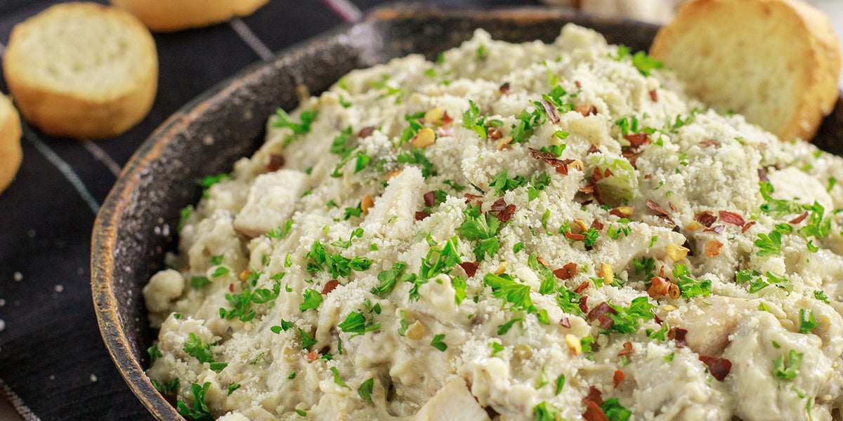 Berenjena con Pollo Cremoso