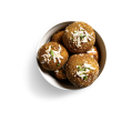 Bolitas de arroz rellenas de bacalao