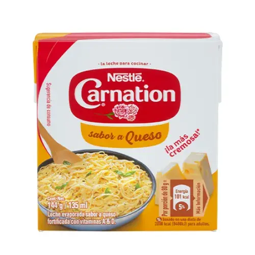 Leche Evaporada CARNATION® Queso UHT 144g/135ml