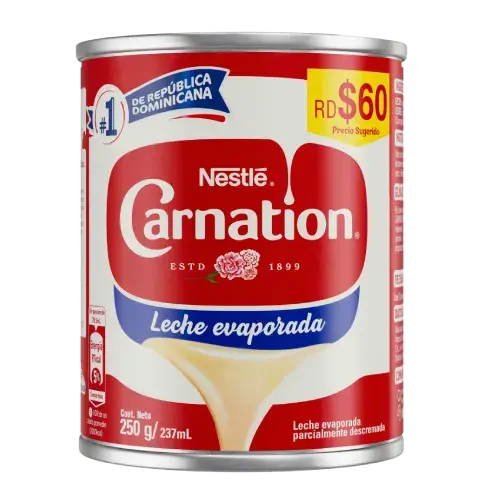 Leche Evaporada CARNATION® UHT 250g/237ml