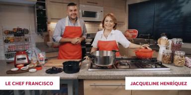 Jacqueline Henriquez​ y Le Chef Francisco