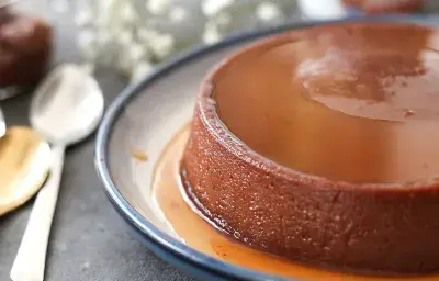 Flan de Crema de Avellanas