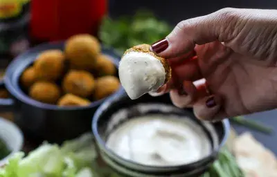 FALAFEL DE AUYAMA Y GARBANZO FALAFEL DE AUYAMA Y GARBANZO
