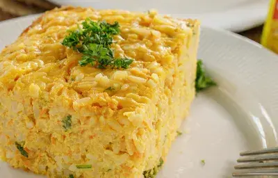 Pastelón de Zanahoria y Arroz