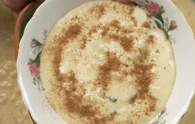 Arroz con leche y majarete