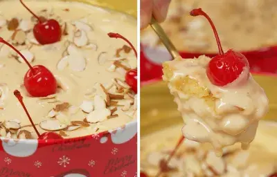 Bizcocho De Pasas, Almendras Y Amaretto En Lata Bizcocho De Pasas, Almendras Y Amaretto En Lata