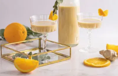 PONCHE DE NARANJA Y JENGIBRE PONCHE DE NARANJA Y JENGIBRE
