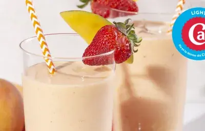 Batida de Fresa y Mango Batida de Fresa y Mango