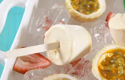 Helado de Chinola y Leche Helado de Chinola y Leche