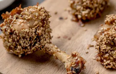 Bastoncitos de Pollo Rebozada con Ajonjolí Bastoncitos de Pollo Rebozada con Ajonjolí