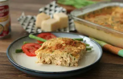 Pastelon de Pollo y Maíz