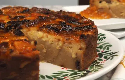 TARTÍN DE MANZANAS Y DÁTILES