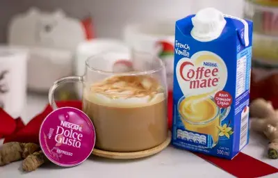 Latte de Vainilla y Jengibre Caliente Latte de Vainilla y Jengibre Caliente