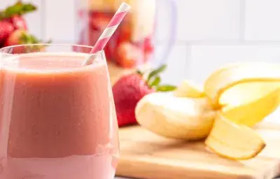 Smoothie de Fresa y Guineo