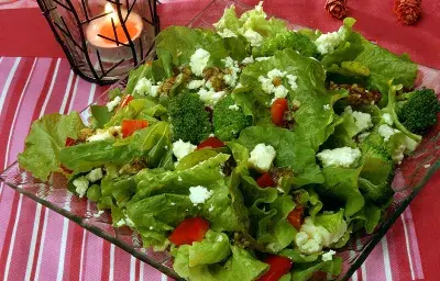 Ensalada Verde Con Queso