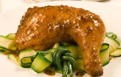 Muslo de Pollo con Mostaza y Miel Muslo de Pollo con Mostaza y Miel