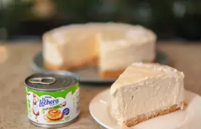 Cheesecake Frio Flan de Coco La Lechera® (SIN HORNO)