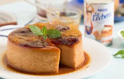 Flan de Habichuelas con Dulce Flan de Habichuelas con Dulce
