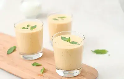Batida de Mango y Menta Batida de Mango y Menta