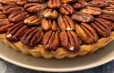 Pecan pie de chocolate