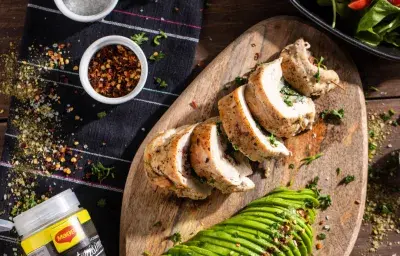 PECHUGA DE POLLO RELLENA DE ESPINACA Y QUESO
