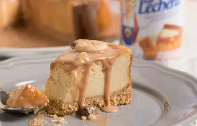 Cheesecake de Habichuelas con Dulce Cheesecake de Habichuelas con Dulce