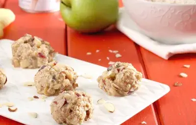Bolitas de Manzana y Avena